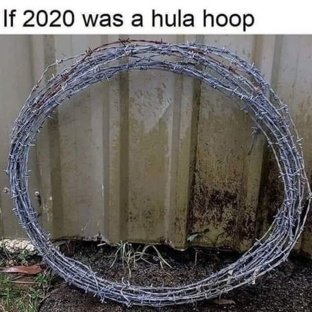 IF 2020 WAS A HULA HOOP...