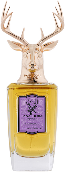 Pana Dora Sweden Daydream Eau de Parfum im luxuriösen Flakon mit Hirschkopf.