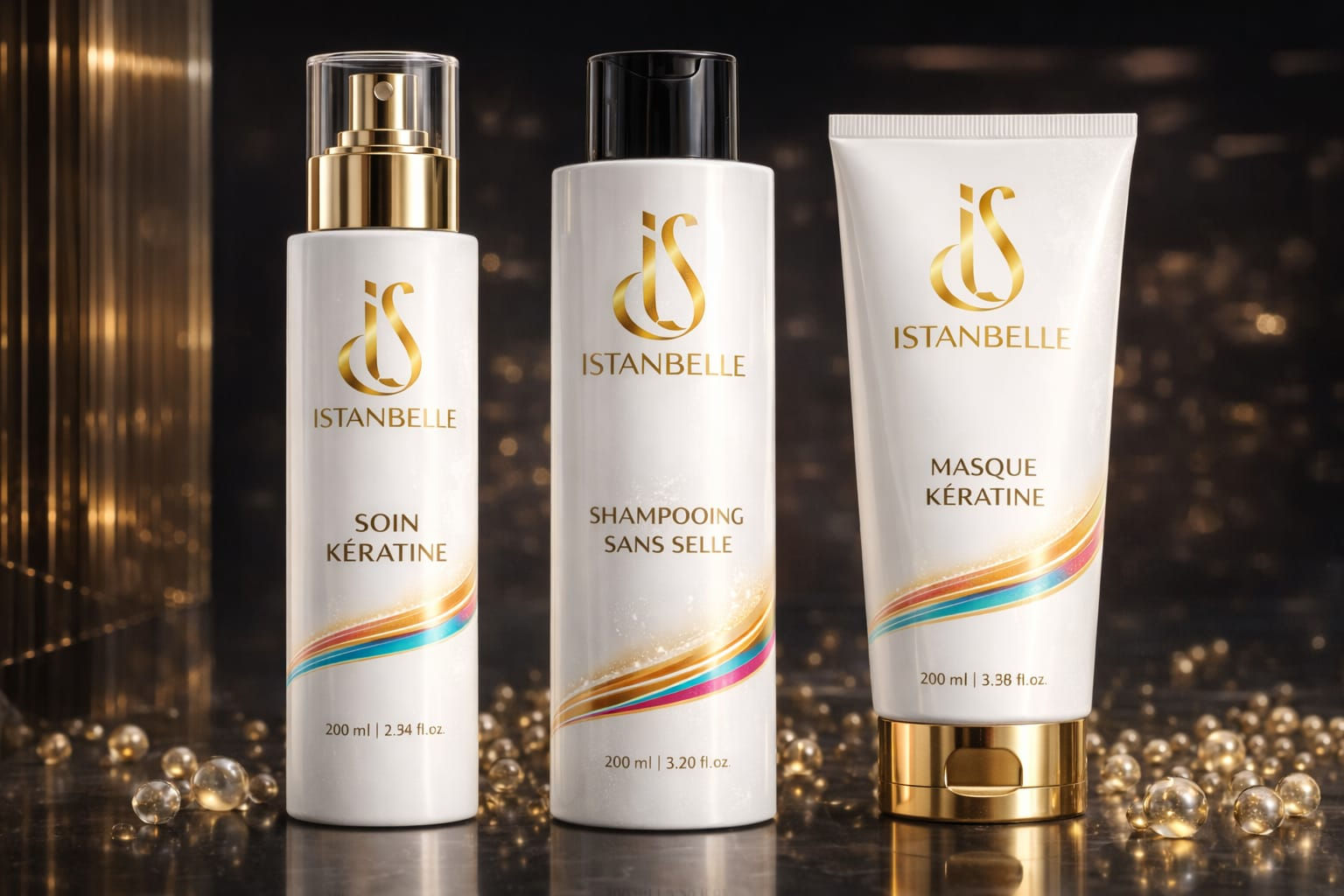 Pack trio soins kératine