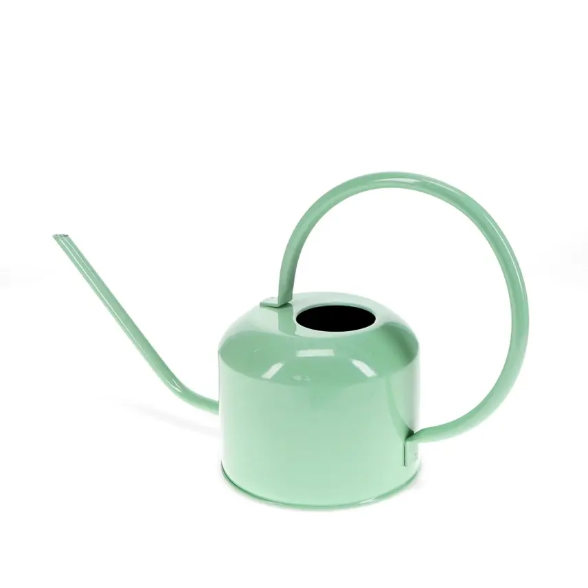 Thumbnail: Metal Watering Can 1L Pistachio Green Indoor Plant Watering Can