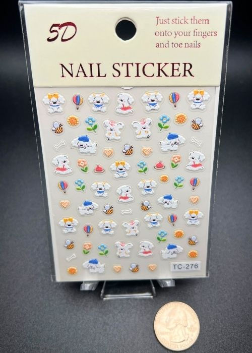 Puppy Dog Nail Stickers Style# TC-276