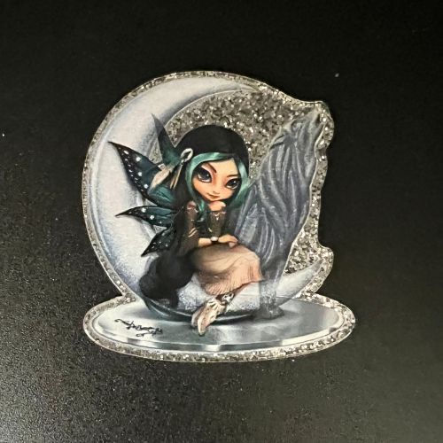 Fairy on Moon Acrylic