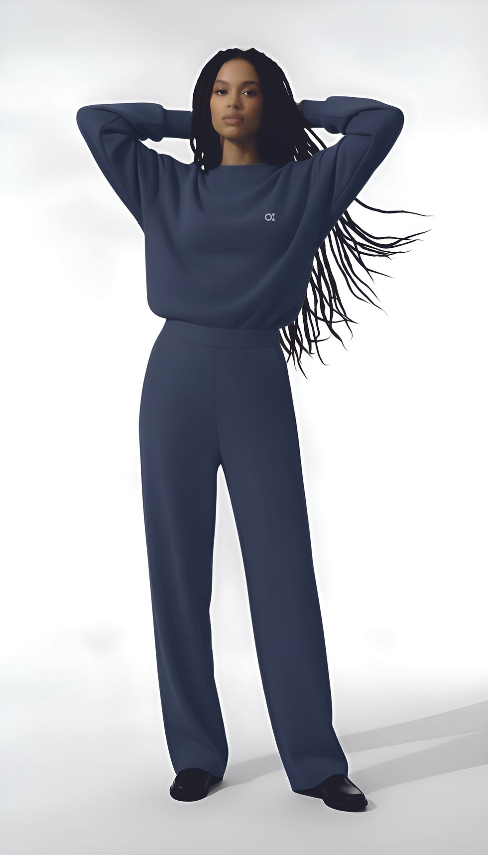 Opus Aura boru paça relaxfit eşofman takımı - Lacivert