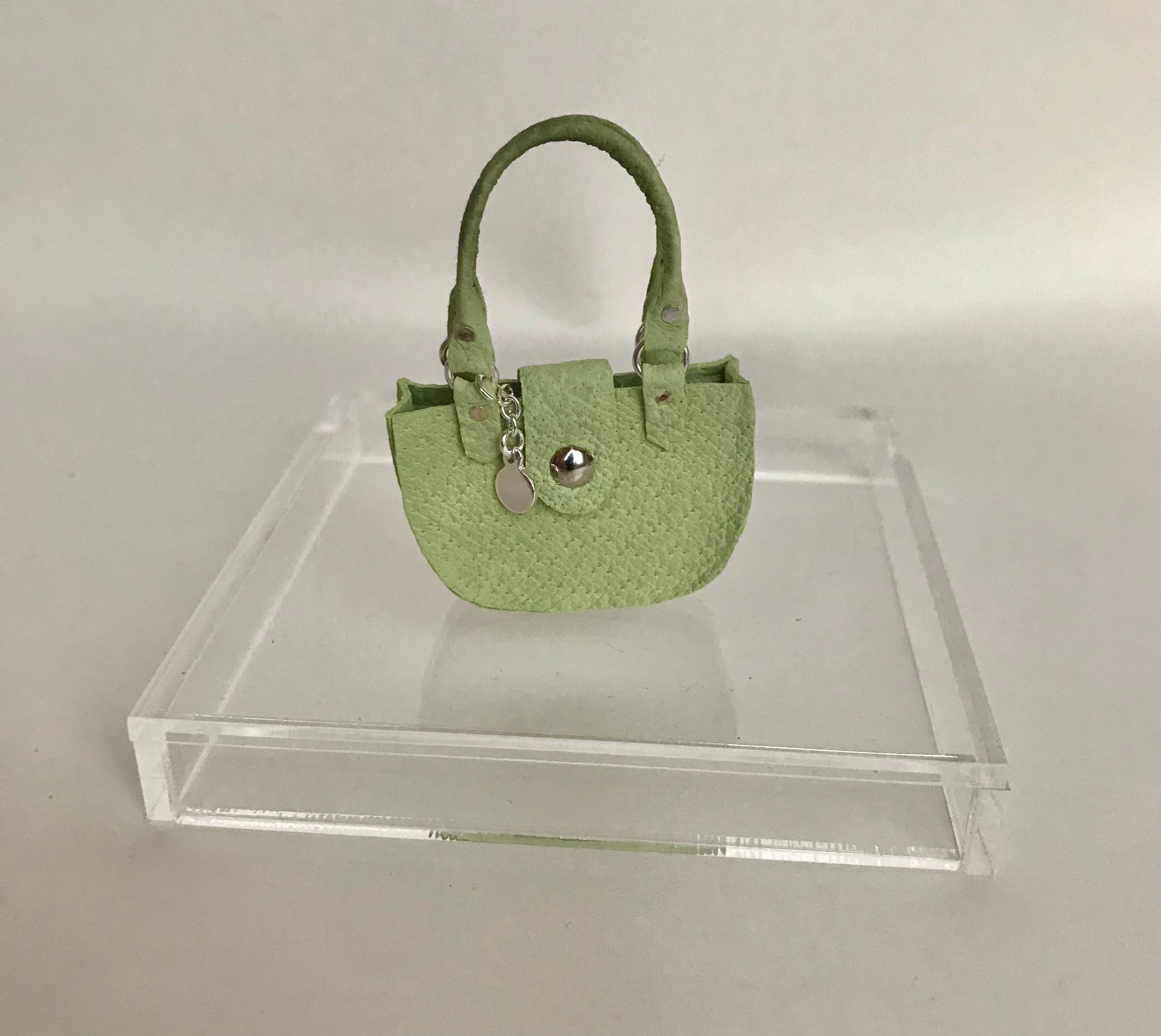 Light Green Leather Bag