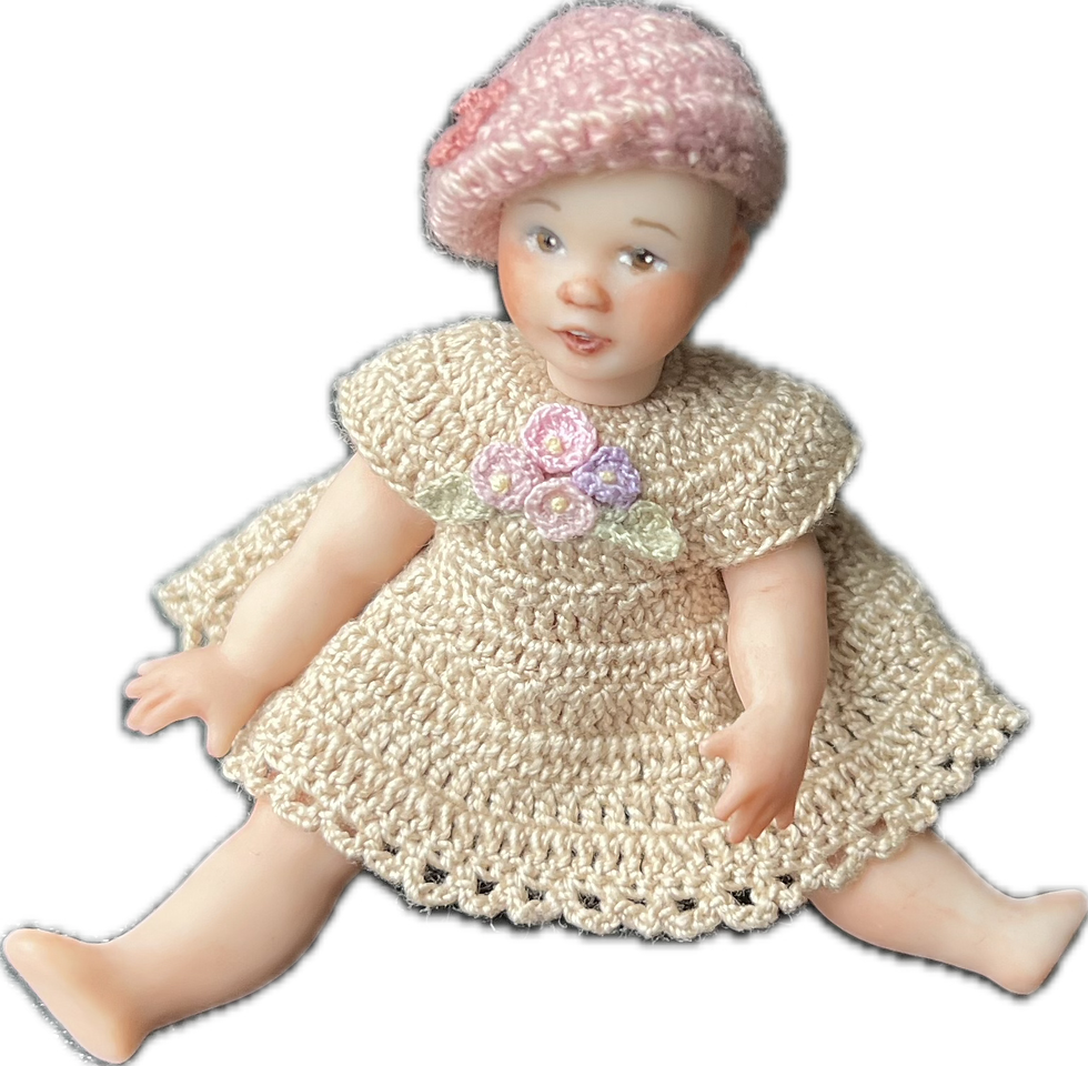 Thumbnail: Hand-Crocheted Toddler Dress