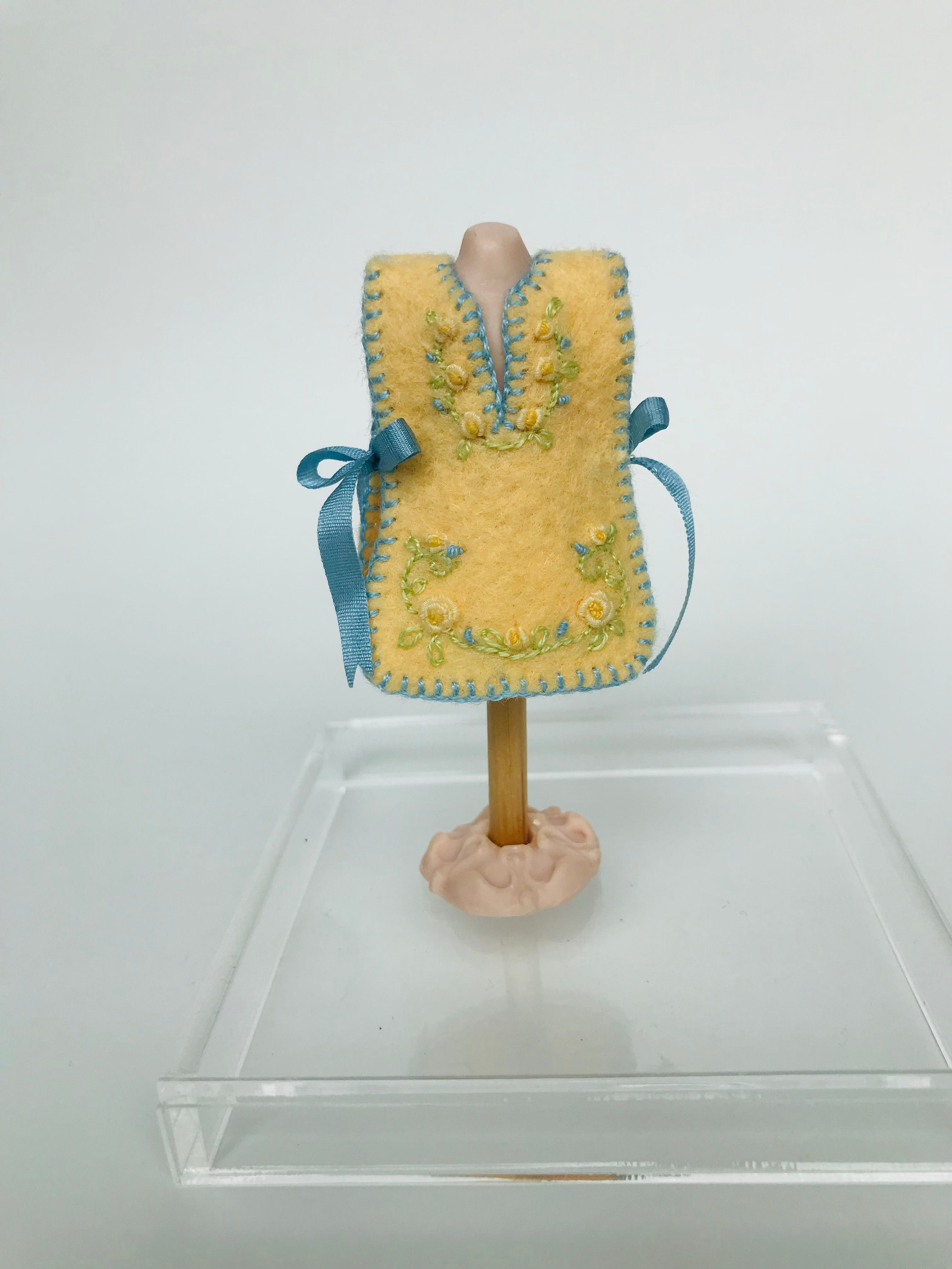 Wool Felt Yellow Smock