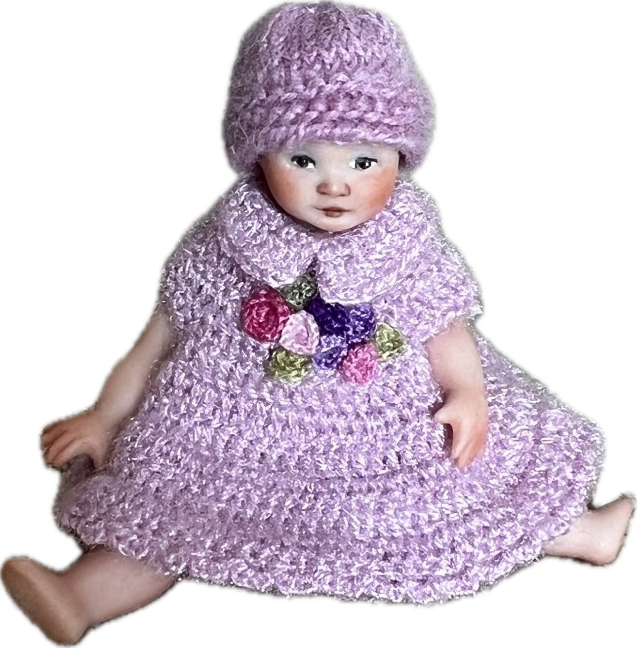 Hand-Crocheted Toddler Dress 