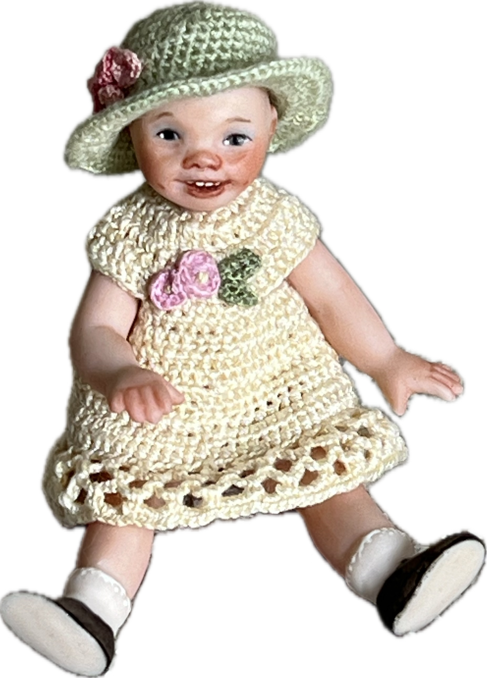 Hand-Crocheted Toddler Dress 