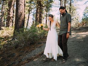 An intimate wedding on Fallen Leaf Lake, Tahoe