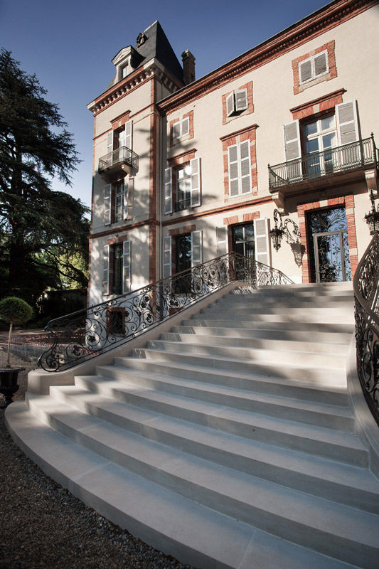 Escalier château de Fiac