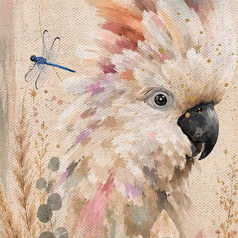 Thumbnail: Sacred Light | White Cockatoo Spirit Animal Canvas Print