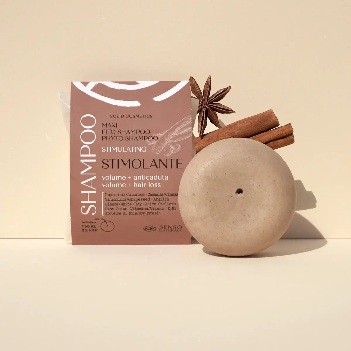 Fito Shampoo Solido STIMOLANTE MAXI - Capelli Voluminosi Anticaduta