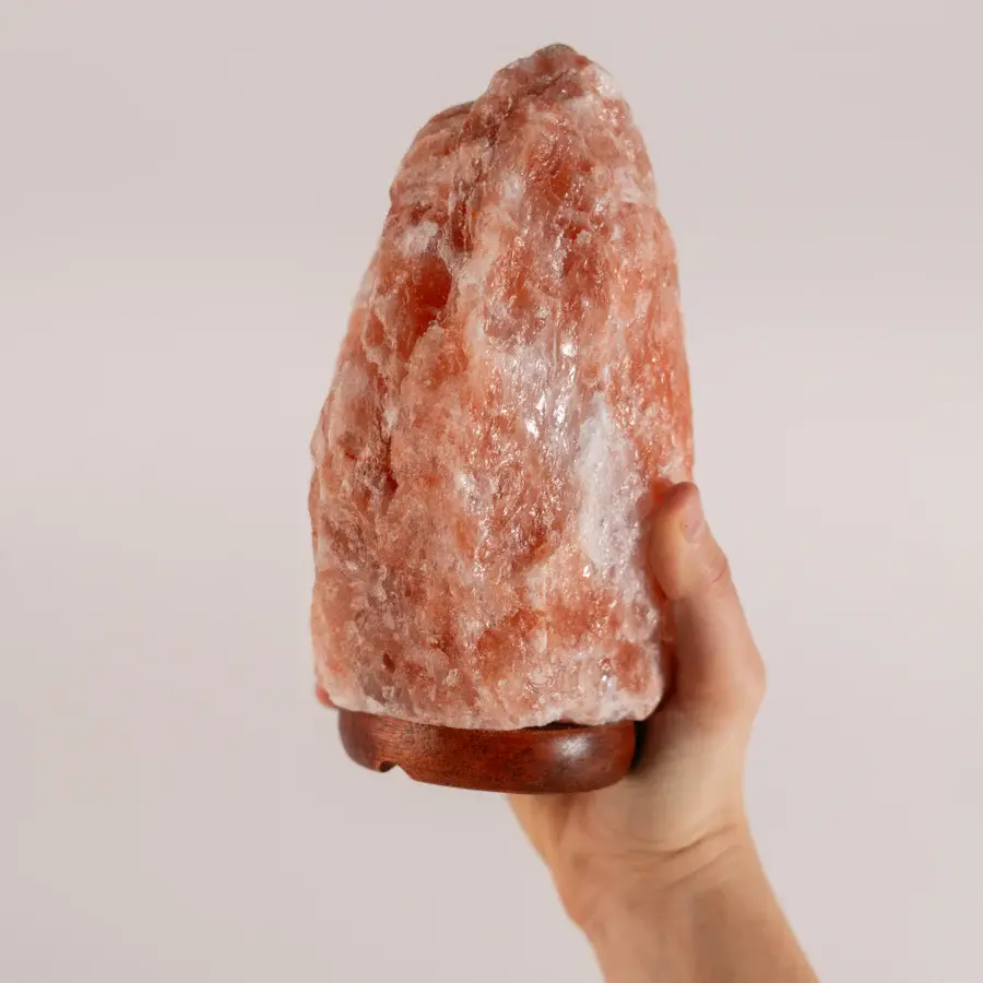 Miniatura: Lampada di sale himalayano