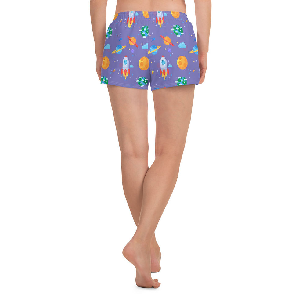 Thumbnail: Lil' Space Explorers Recycled Short Shorts
