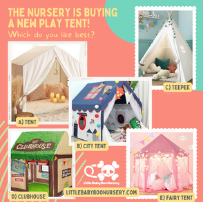 Which new play tent?