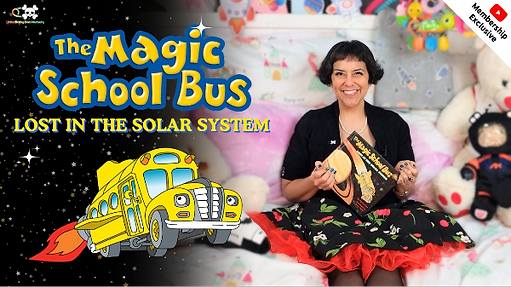 ABDL Mommy Black reads The Magic School Bus Lost in the Solar System to adult baby of ABDL Space Camp.