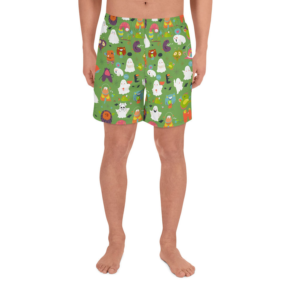 Thumbnail: Lil' Boo Spoopy Recycled Long Play Shorts