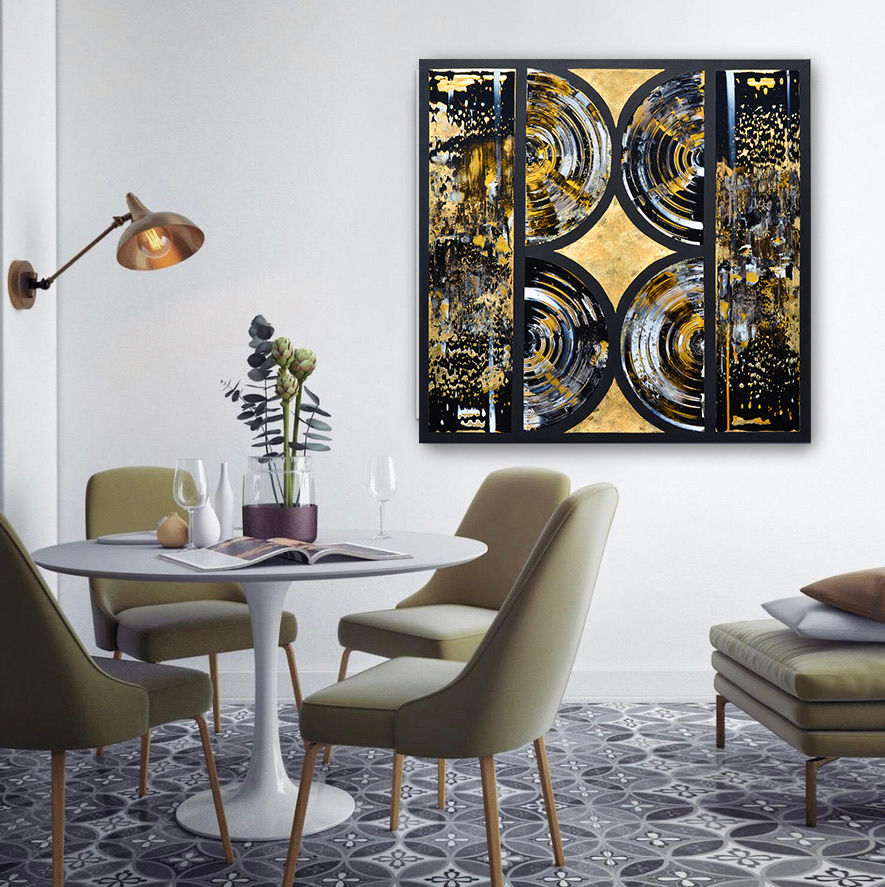 Thumbnail: Architecture of what remains (42"x42")