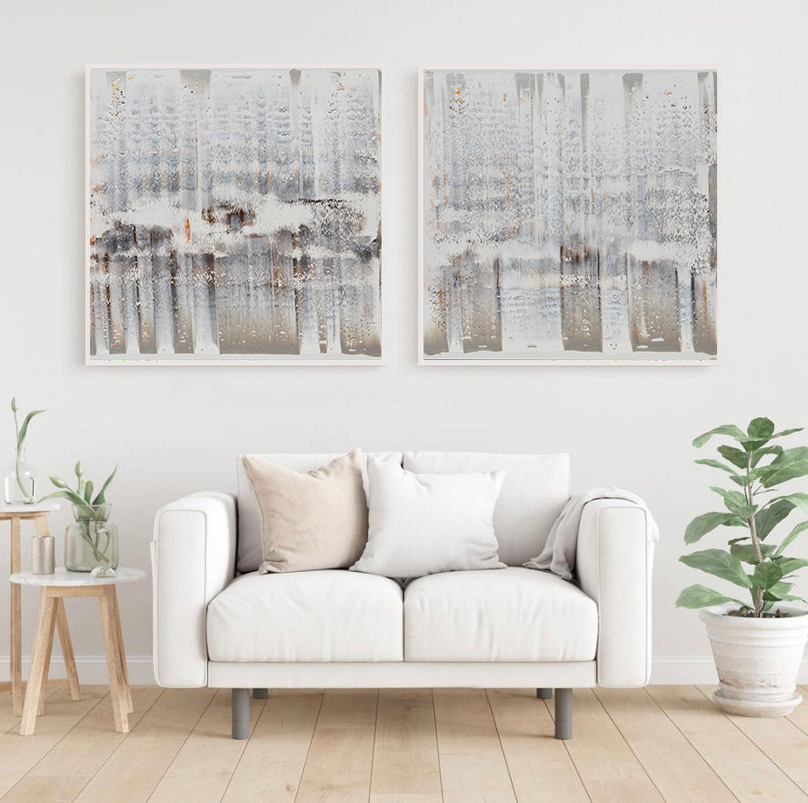 Thumbnail: Entre Hiver et Printemps (40" x 40")