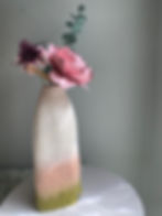 Miniature : Bouquet pivoine lila chardon violet mini pivoine rose et eucalyptus 