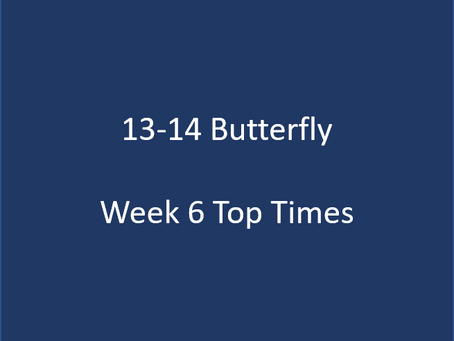 Tri-County Top Times - 13-14 Butterfly
