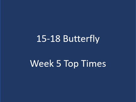 Tri-County Top Times - 15-18 Butterfly