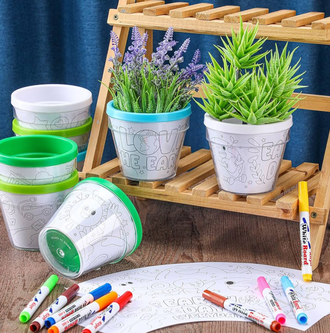 Earth Day Flower Pot