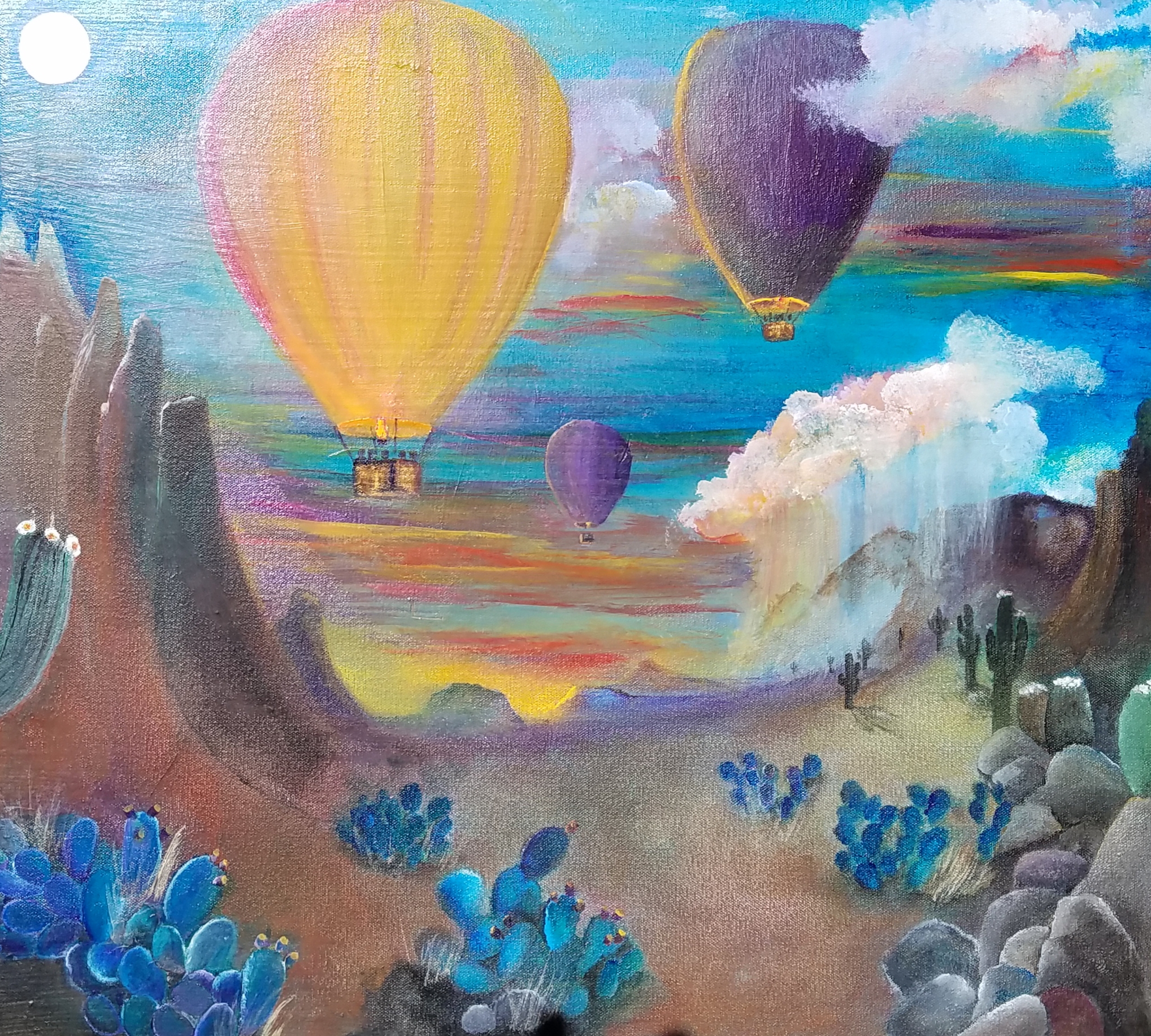 Ballooning at Dusk