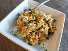 One-Pot Creamy Parmesan Chicken & Mushroom Skillet