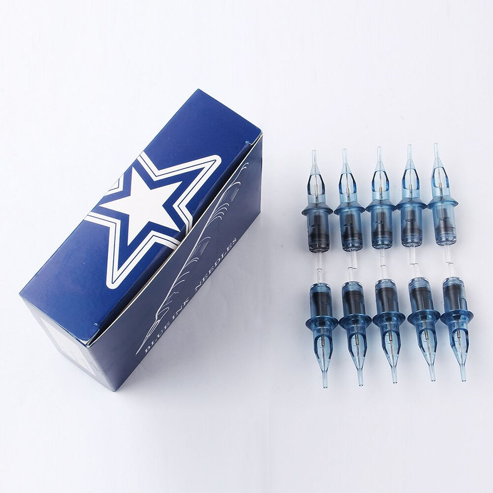 Thumbnail: 10pc Tattoo Needle 3RS/5RS/7RS/9RS/11RS/14RS/18RS Permanent Cartridge 