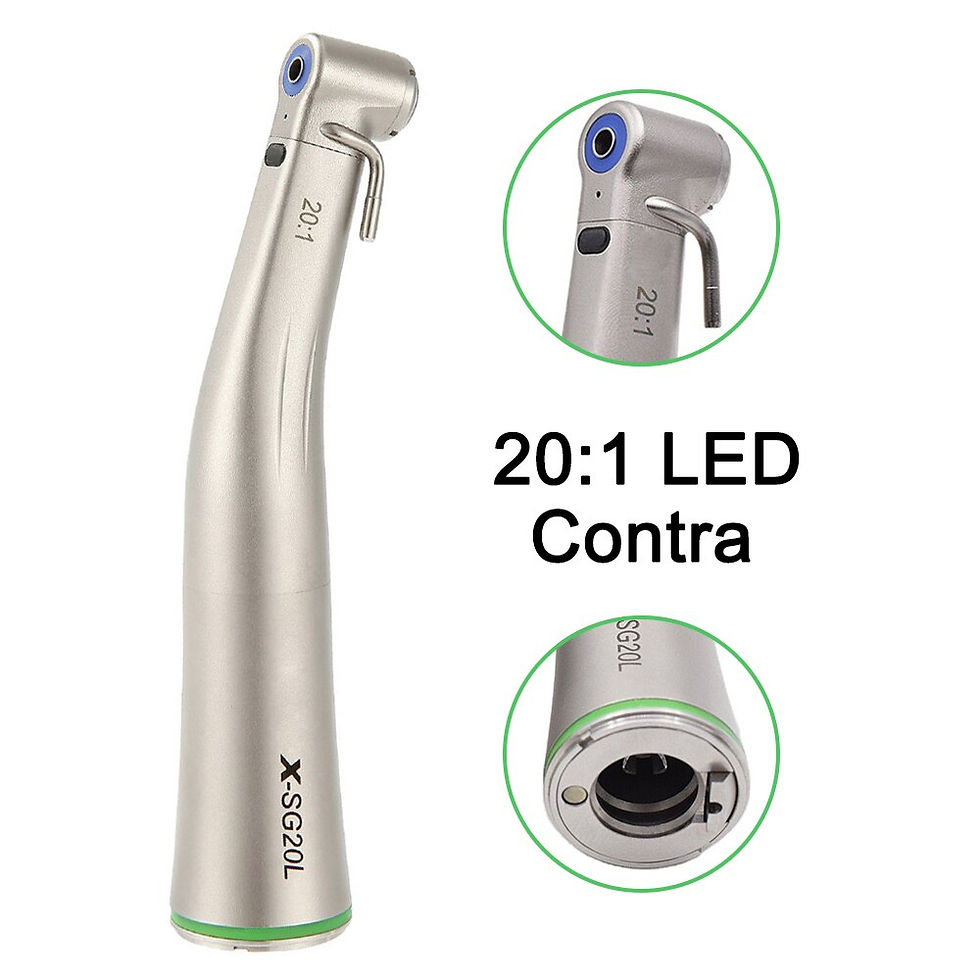 Miniatura: Dental Contra Angle Low Speed Handpiece 1:1/1:5/20:1 Fiber Optic Straight Tools