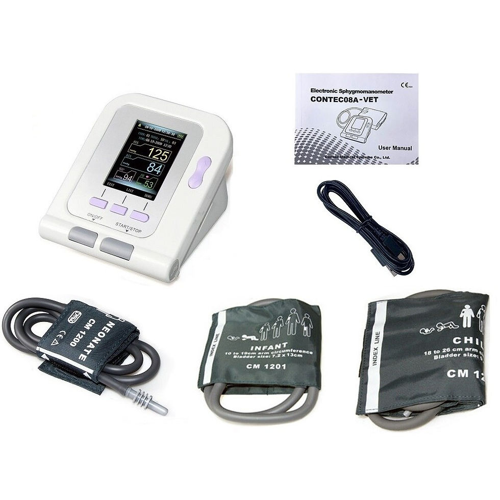 サムネイル： CONTEC08A Vet use Electronic Digital Blood Pressure Veterinary Vet Use Monitor