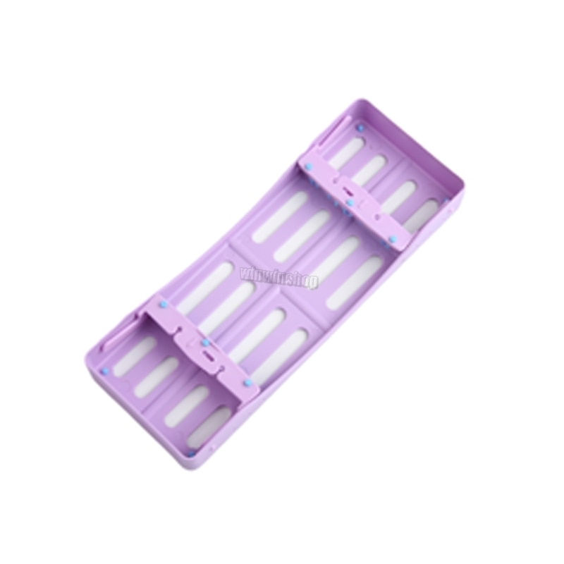 Miniaturbild: Dental Plastic Sterilization Rack Burs Cassettes File Tray Instrument Tools