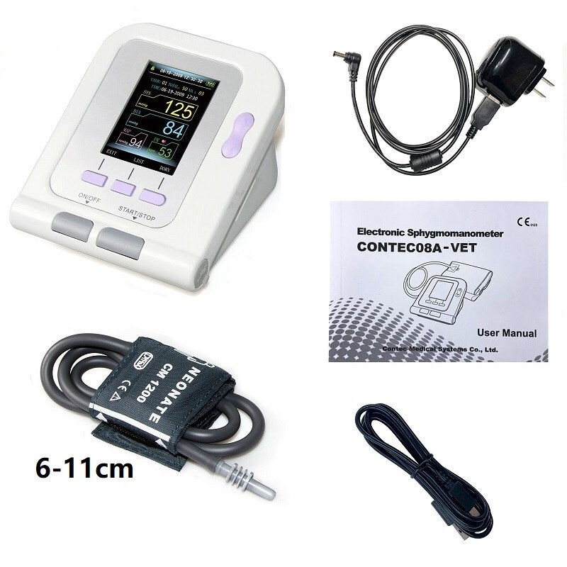 الصورة المصغرة: CONTEC08A Vet use Electronic Digital Blood Pressure Veterinary Vet Use Monitor
