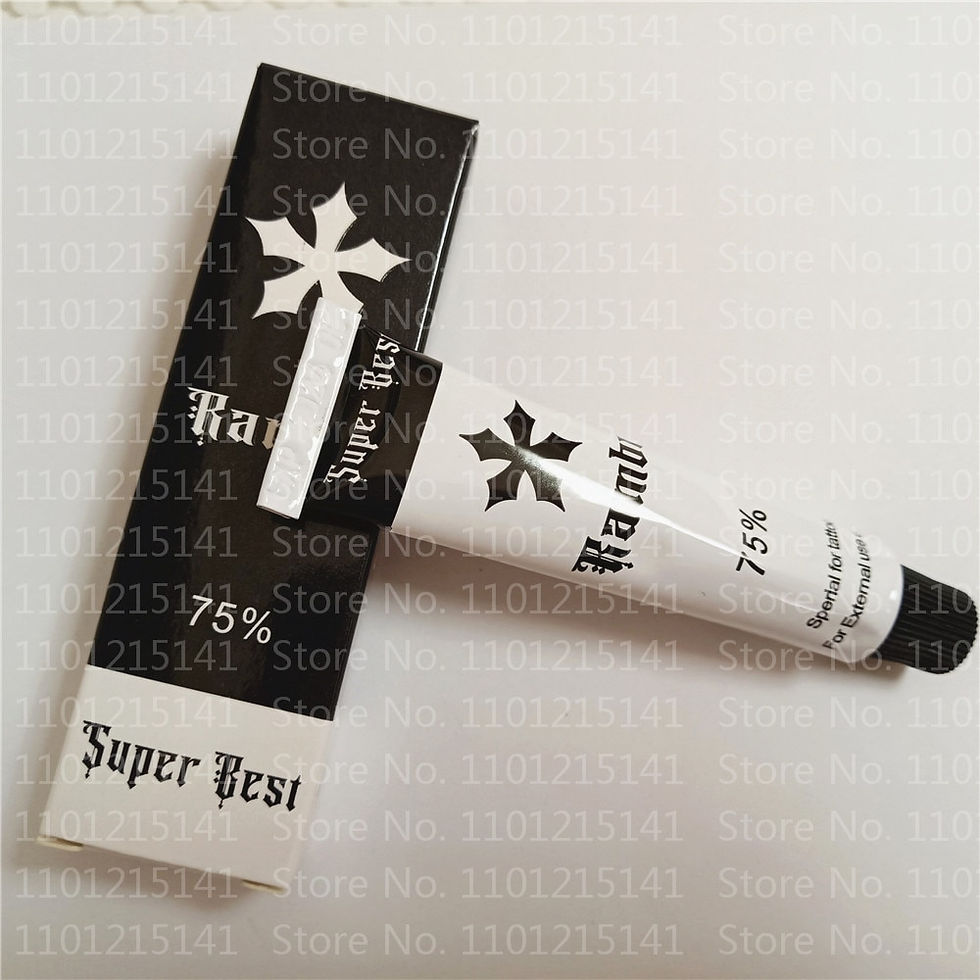 Miniatura: 75% Rambo Tattoo Cream antes del maquillaje permanente Microblading cejas labios 10g