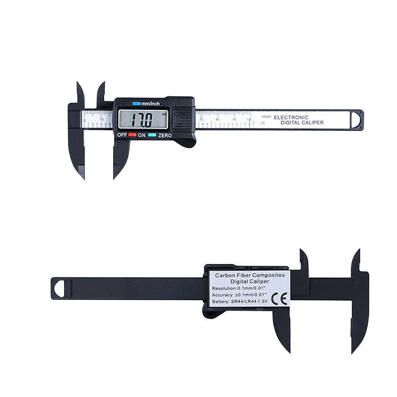 Miniatura: Calibrador Vernier con pantalla Digital electrónica de 0-150mm, medición de dientes