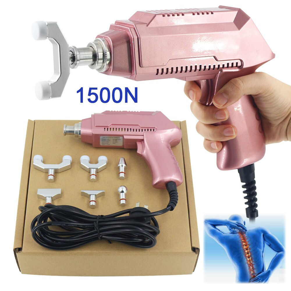 Chiropractic Tool, Therapy Physiotherapy Massage Gun Type Spine Correction 1500N