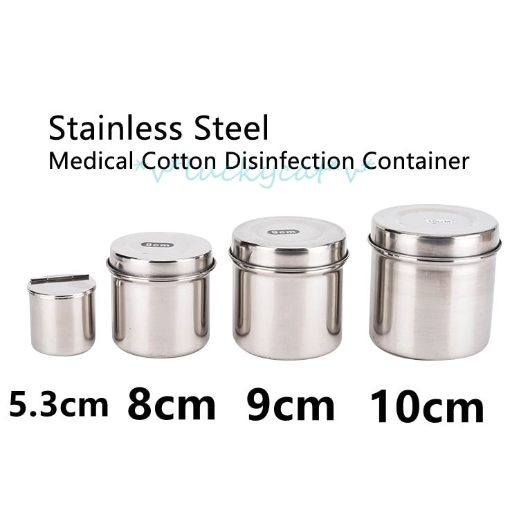 Miniatura: Caja de enfermera Dental, contenedor de esterilización de bolas de algodón médico