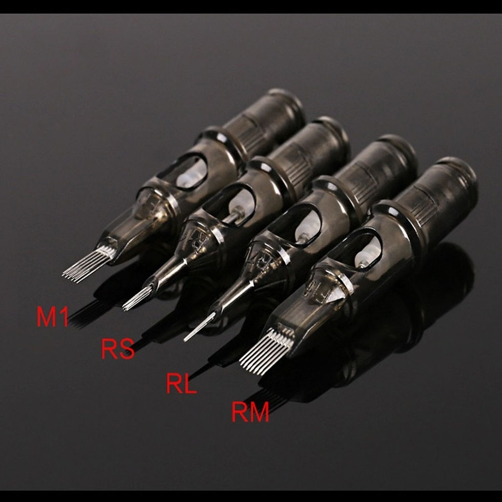 サムネイル： 10 個 0.35 ミリメートルタトゥーカートリッジニードルマシン用品 M1 RS RL RM ブラウン