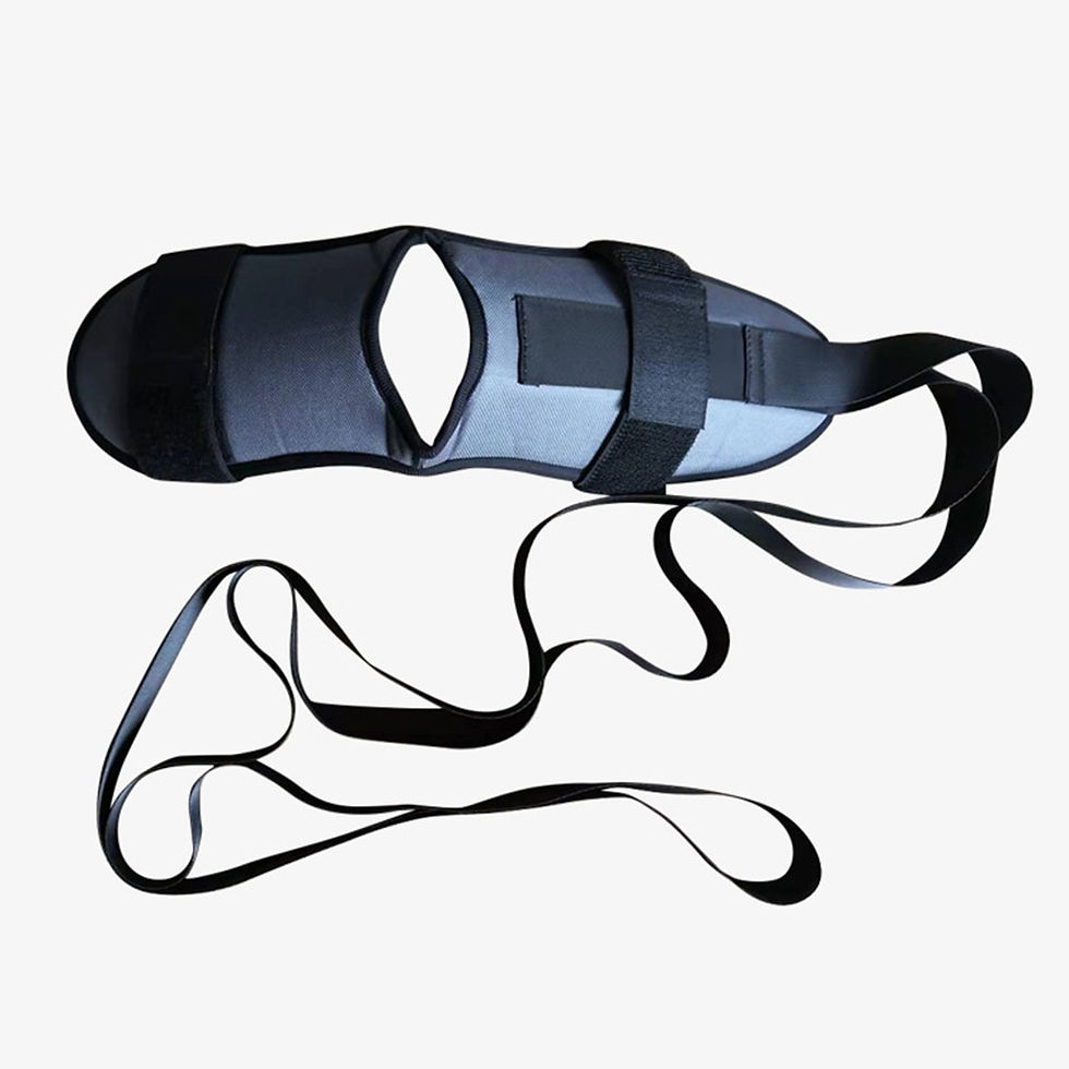 Miniatura: 148cm Leg Ankle Brace, Support Training Stretching Belt Stroke Hemiplegia Rehab