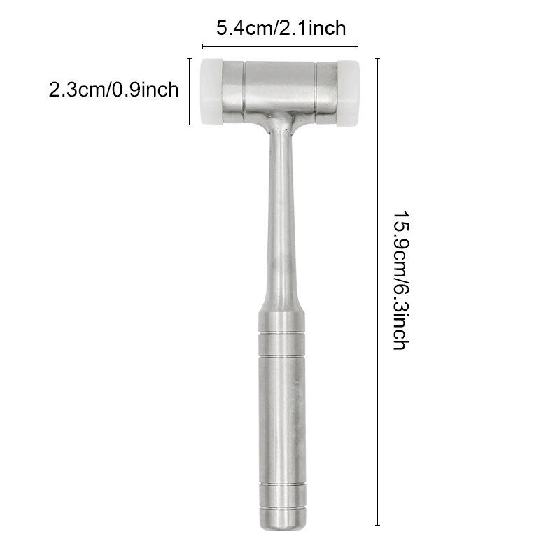 الصورة المصغرة: Dental Bone Hammer Stainless Steel Handle Autoclave Surgical Extraction