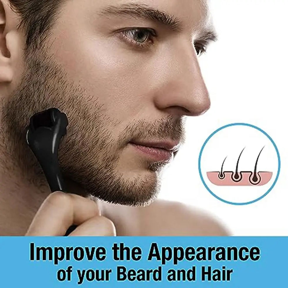 Thumbnail: Micro Needling 540 Roller Derma Roller Dermaroller 0.2/0.25/0.3mm Hair Beard