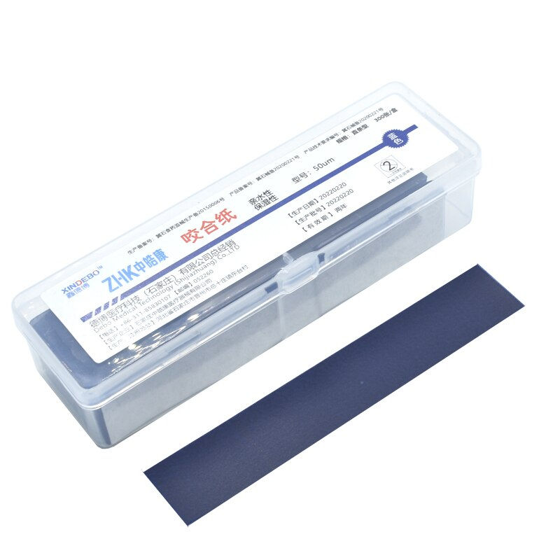 Миниатюра: 300 Sheet/Box Blue Dental Articulating Paper Strips Dental Lab Products
