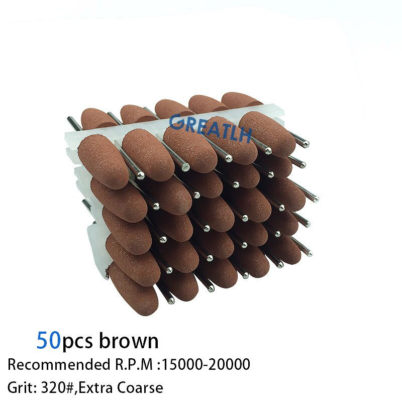 Miniaturbild: 50pcs/set 2.35mm dental silicone Rubber polishers burs Teeth 