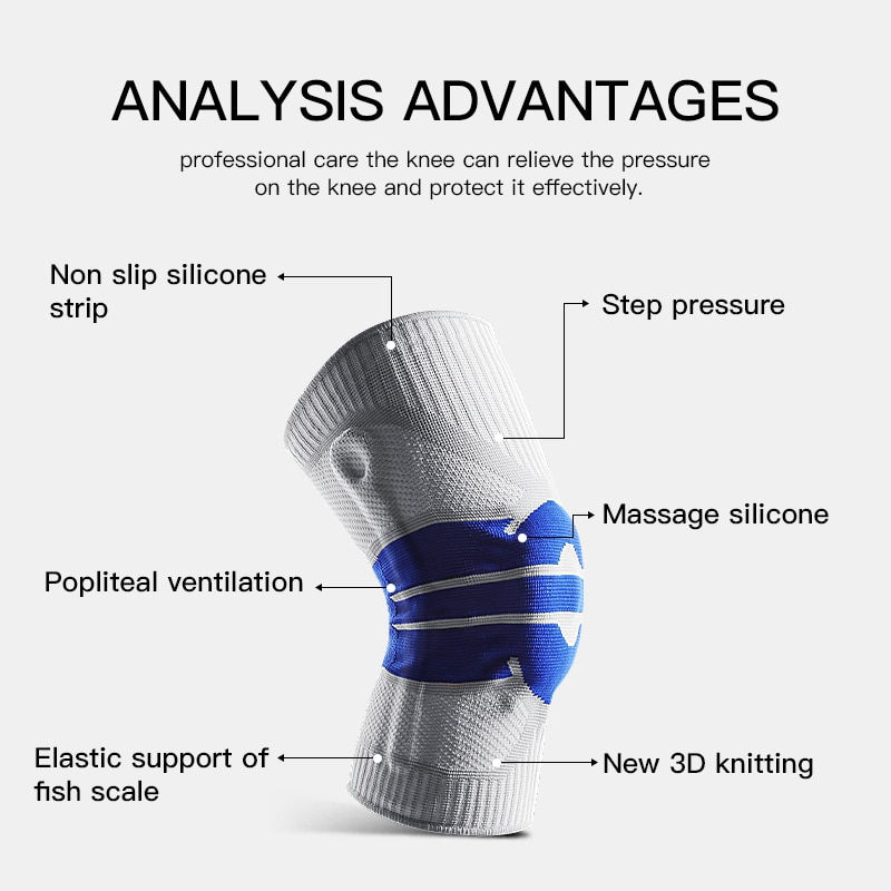 Miniaturbild: 1 Piece Knee Brace Strap Support Meniscus Compression Protection Sport Pads