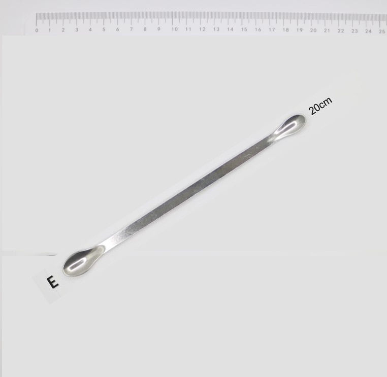 Miniatura: Cuerno de laboratorio Dental, cuchara Medicinal redonda, cucharón, espátula, herramientas de instrumentos