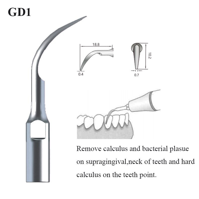 الصورة المصغرة: Dental Ultrasonic Scaler Tips Compatible Tools Instruments