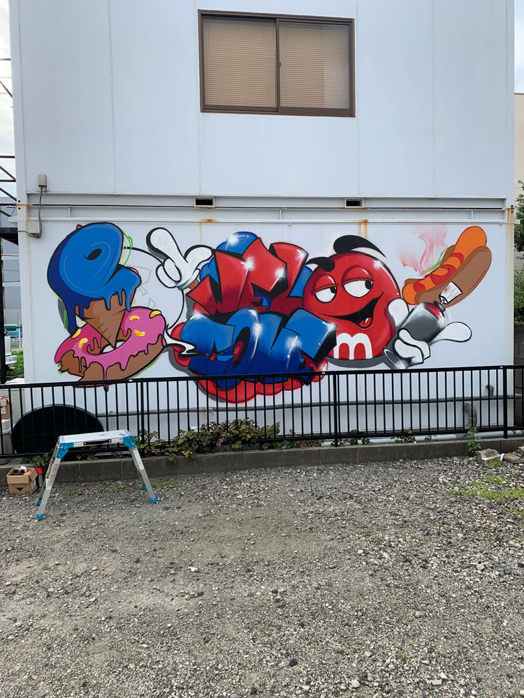 グラフィティアートのご依頼は名古屋のストスタ