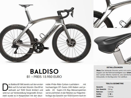BALDISO One im RennRad Magazin