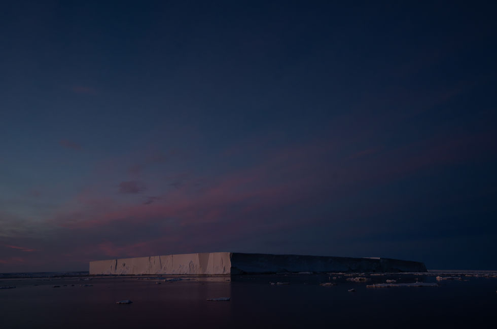 Sunrise Tabular Berg, Weddell Sea, Antarctica